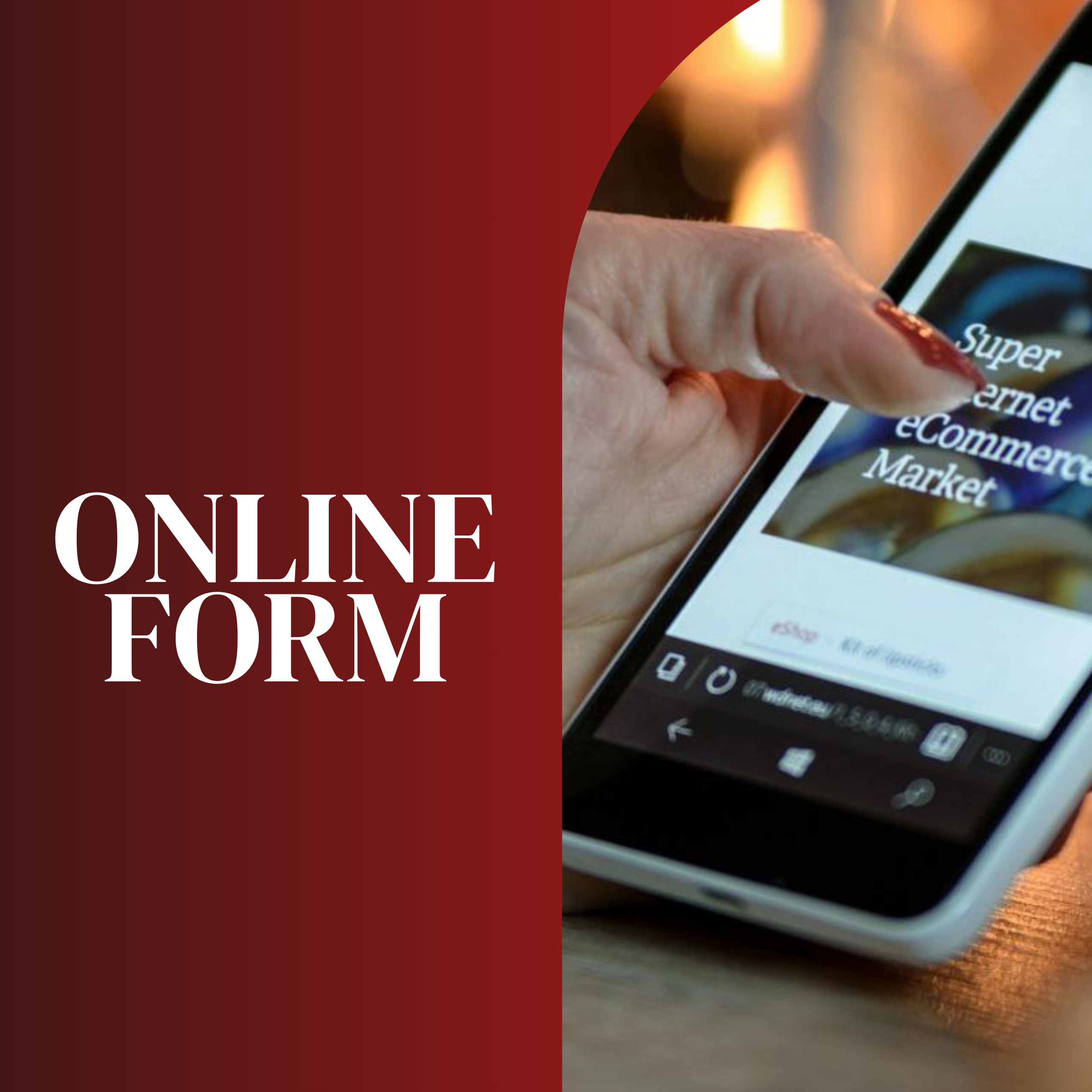 ONLINE FORM صفحة هبوط